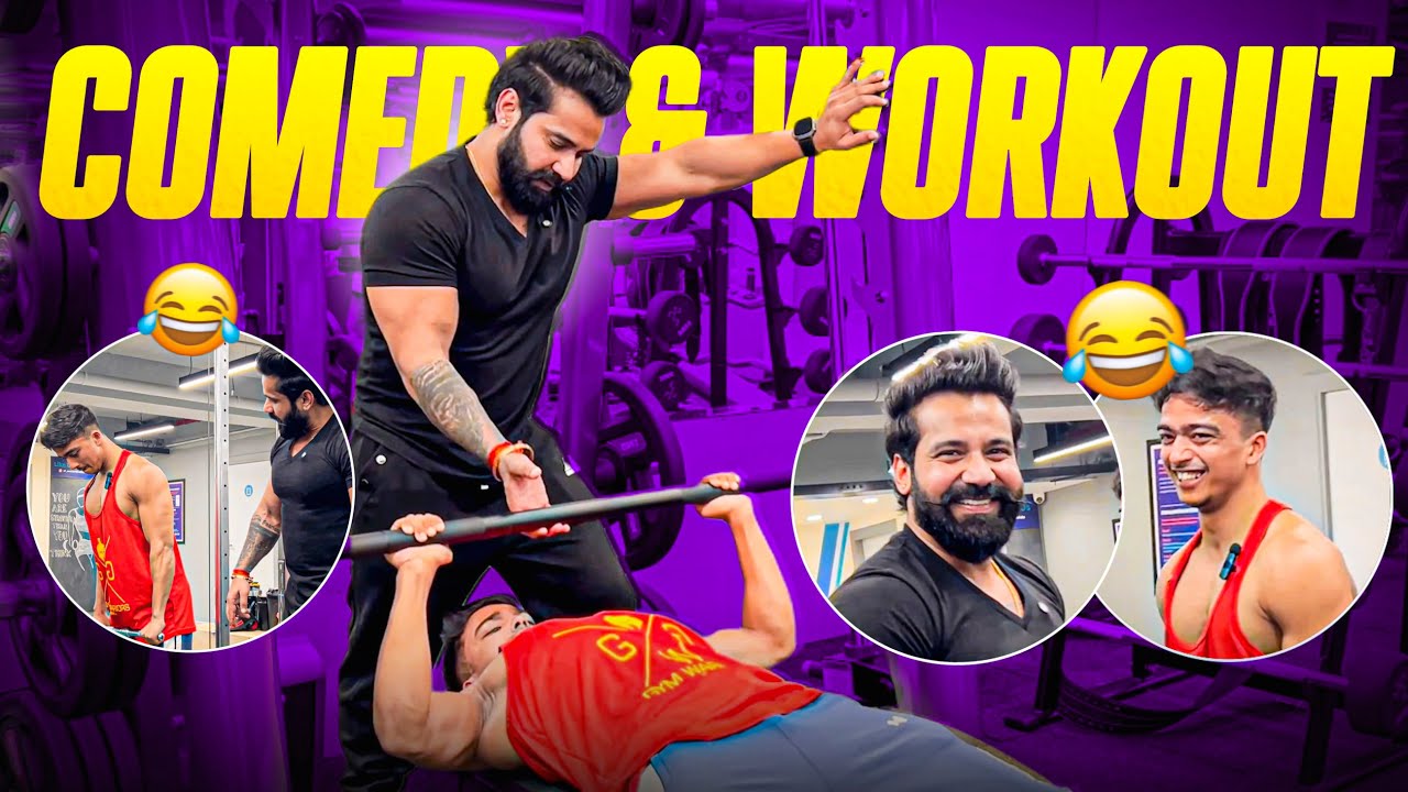 Push Workout|| Thoda Pump Aate Hi Ise Competition Khelna Hai🤣