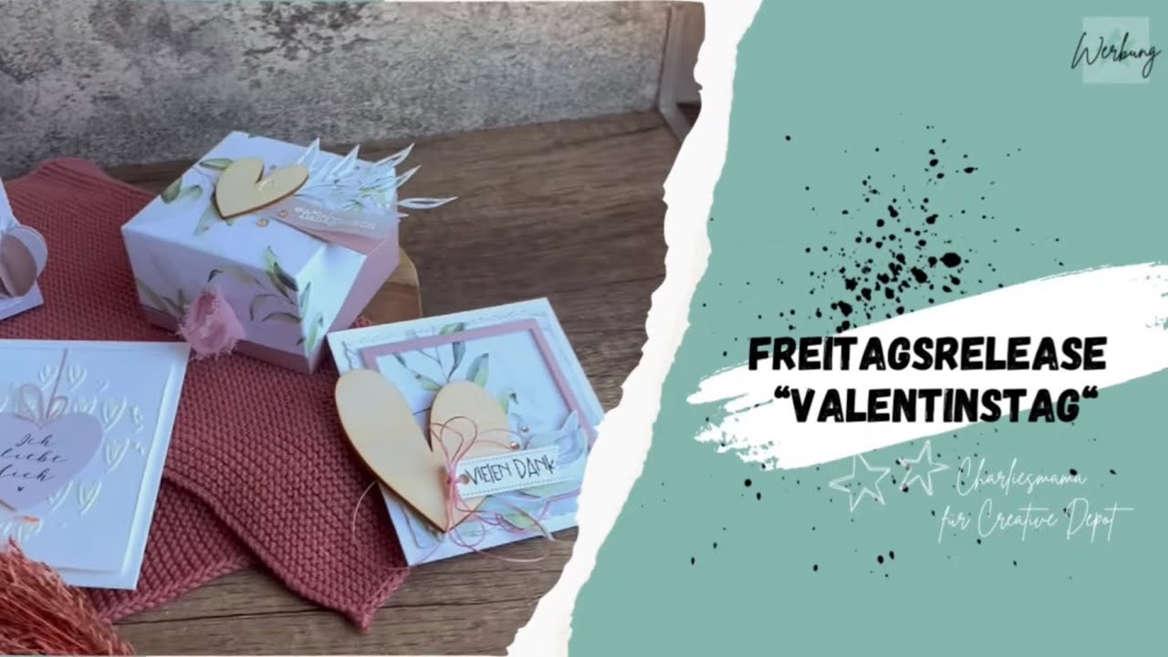 Freitagsrelease bei Creative Depot „Valentinstag“ | Inspirationen und Verpackungsanleitung