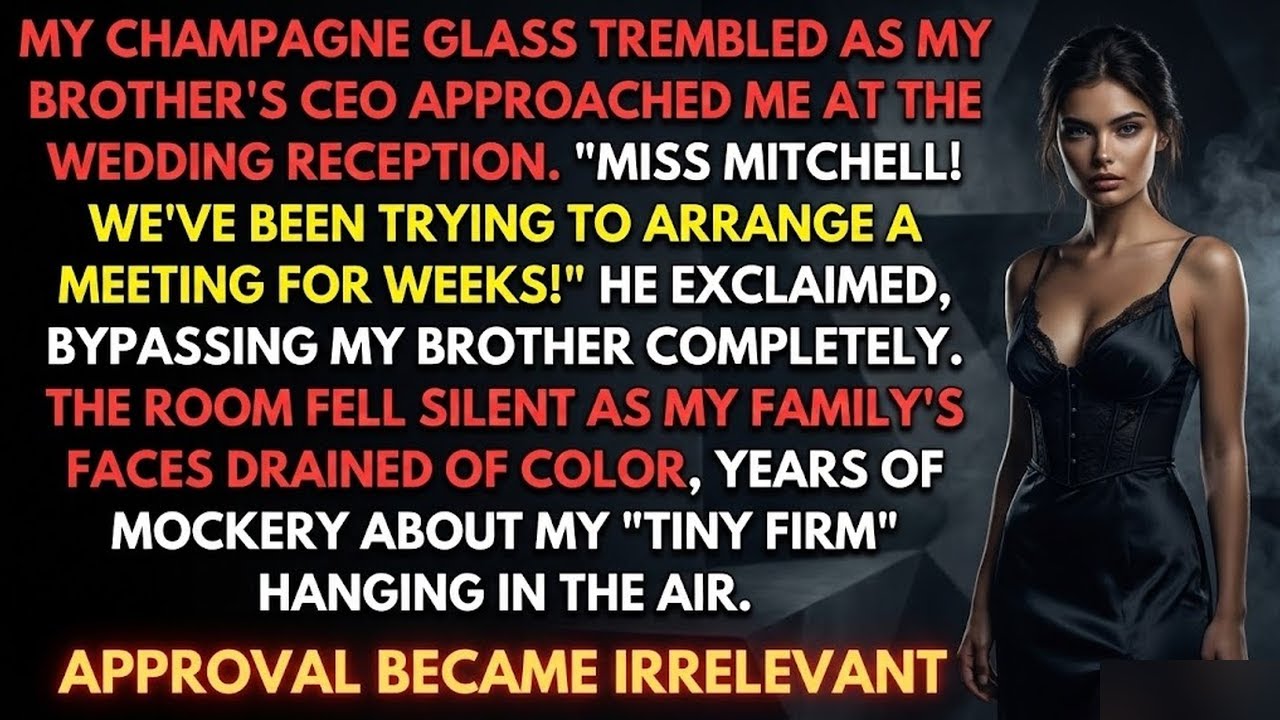 My Family Mocked My 'Tiny Firm' For Years — Then My Brother's CEO Approached Me At His Wedding