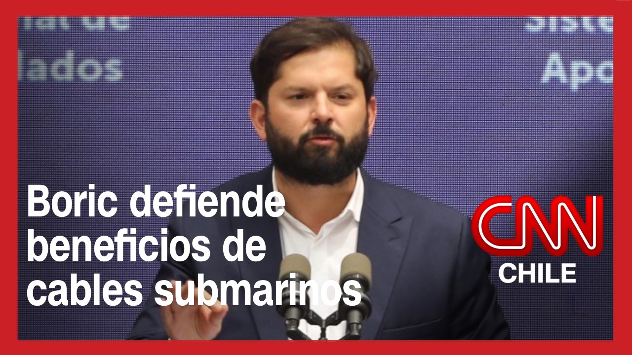 Boric por cable submarino con China: 