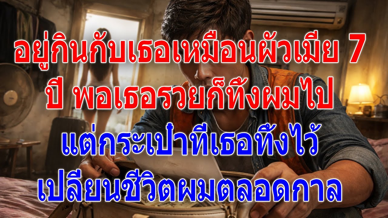 อยู่กับเธอ 7 ปี เธอรวยแล้วทิ้งผมไป แต่กระเป๋าใบนั้นเปลี่ยนชีวิตผม