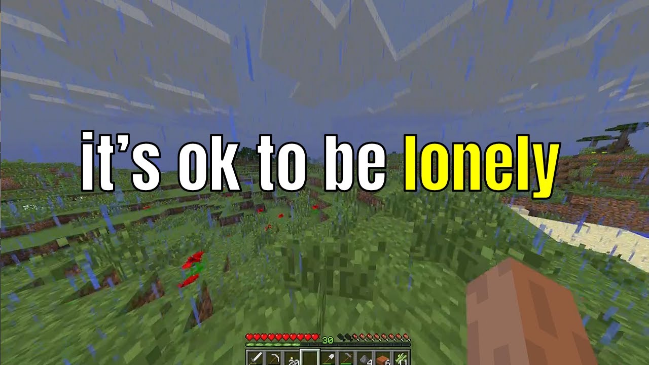 It's ok to be lonely