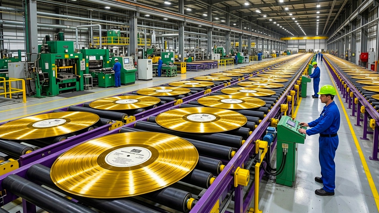 Como Milhões de Discos São Forjados em Uma Mega Fábrica Que Impressionou o Mundo