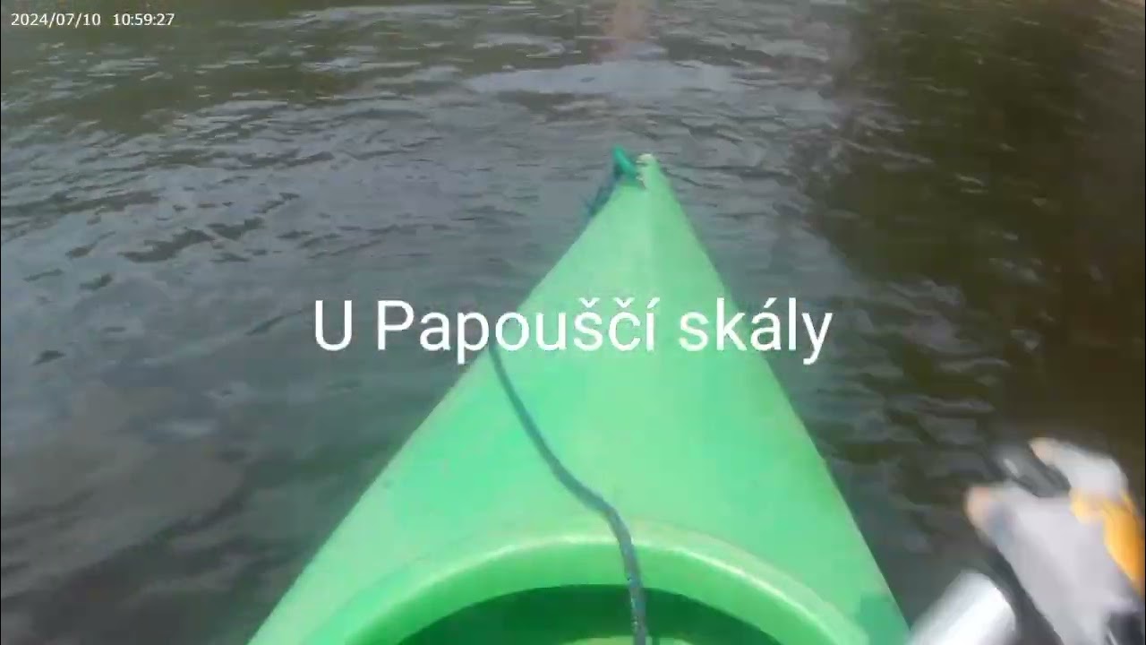 Vltava 2024 Vyšší Brod-Boršov nad Vltavou všechny jezy (7. 7. - 12. 7. 2024)