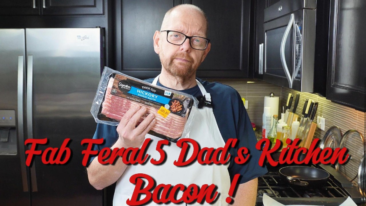 Oven Baked Bacon from the Fab Feral 5 Dad's Kitchen