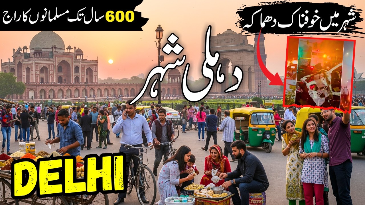 Delhi Travel vlog | Delhi Blast | Amazing facts & History of Delhi in Urdu/Hindi | دہلی کی سیر