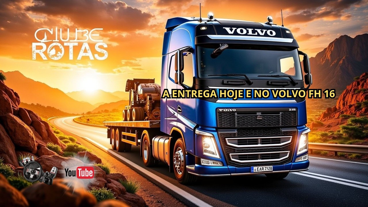 🚛 **Entrega Desafiadora com o Volvo FH16 no Mapa Clube Rotas - ETS 2!** 🌍