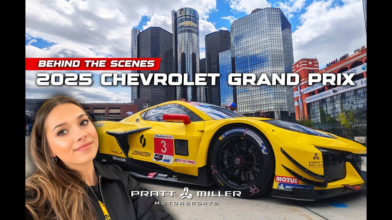Behind the Scenes at the 2025 Detroit Grand Prix with Pratt Miller Motorsports | Corvette Racing