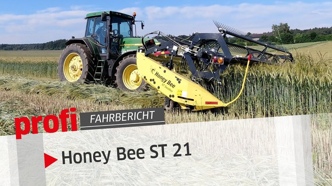 Schwadmäher Honey Bee ST 21: Draper für den Traktor | profi #Fahrbericht