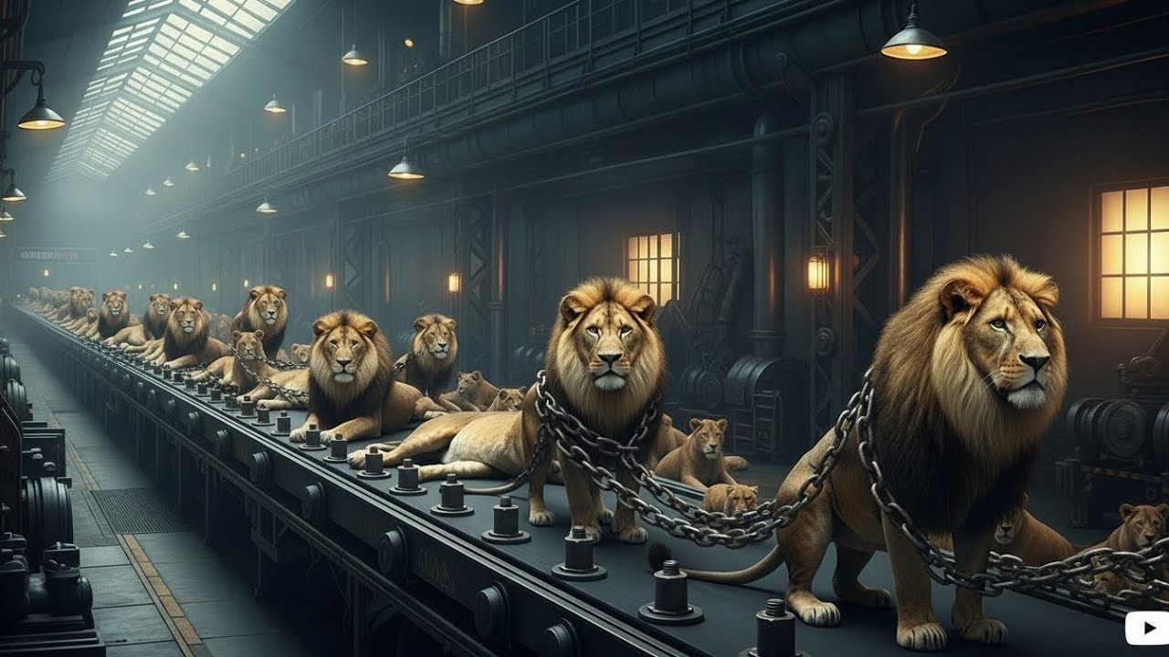 From Lion to Luxury 😱🦁 | Inside a High-Tech Leather Factory (FULL PROCESS)