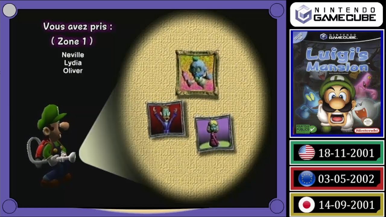 Gamecube - Luigi's Mansion - File 01 - Completed