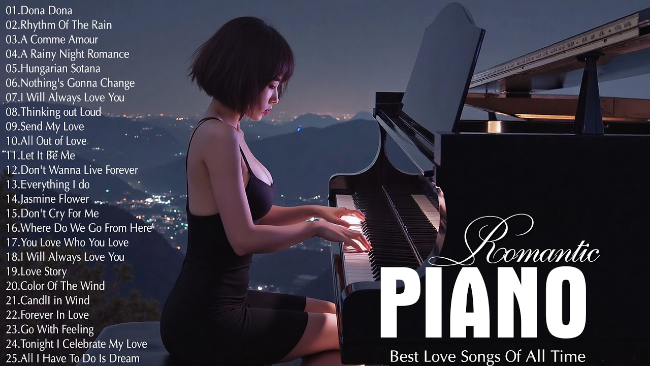 BEAUTIFUL PIANO MELODIES  - 100 Most Old Love Songs 70S 80S 90S - Best Relaxing Instrumental Music