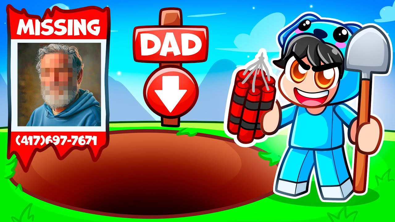 ROBLOX КОПАЙТЕ, ЧТОБЫ НАЙТИ ОТЦА..