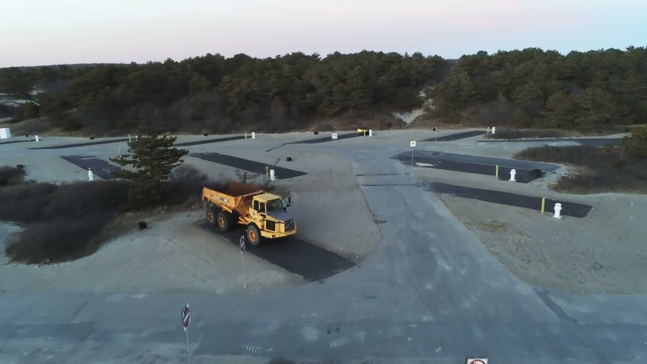 2022 March Part 1: Horseneck Beach Campground - reconfigure progress from Parrot Anafi Drone in 4k