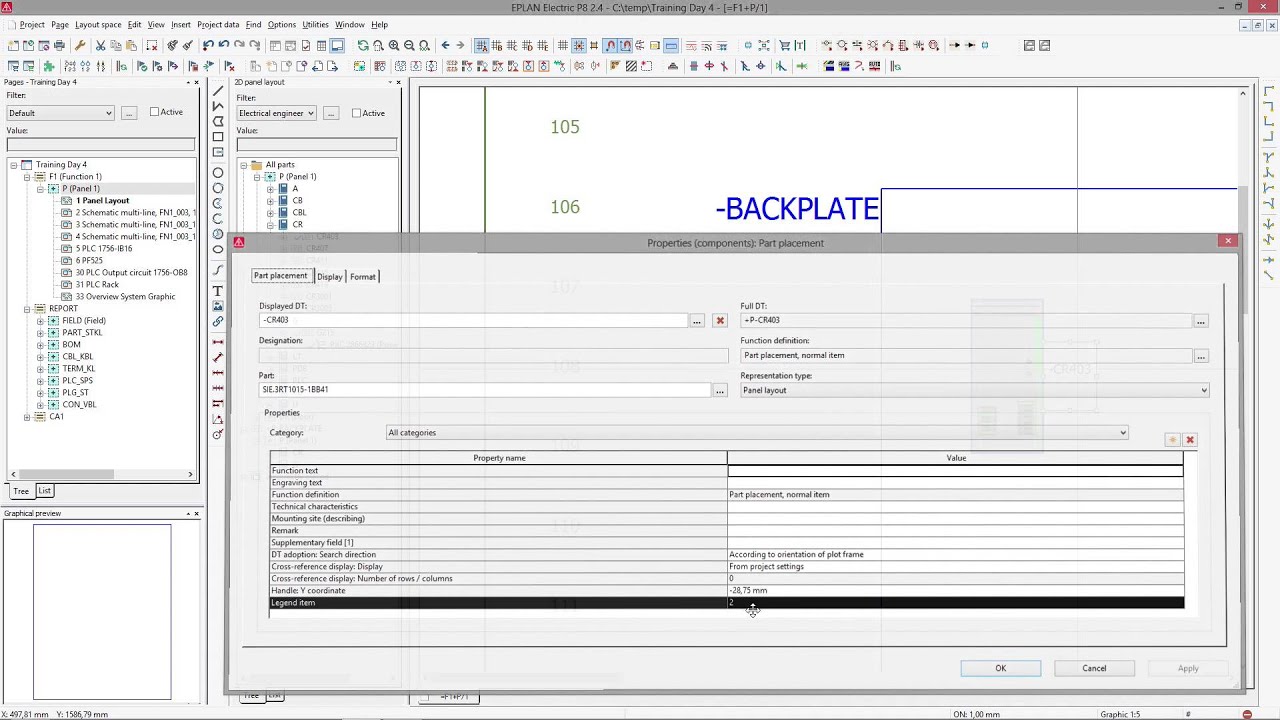 Учебное пособие EPLAN PanelLayout 2D Basic