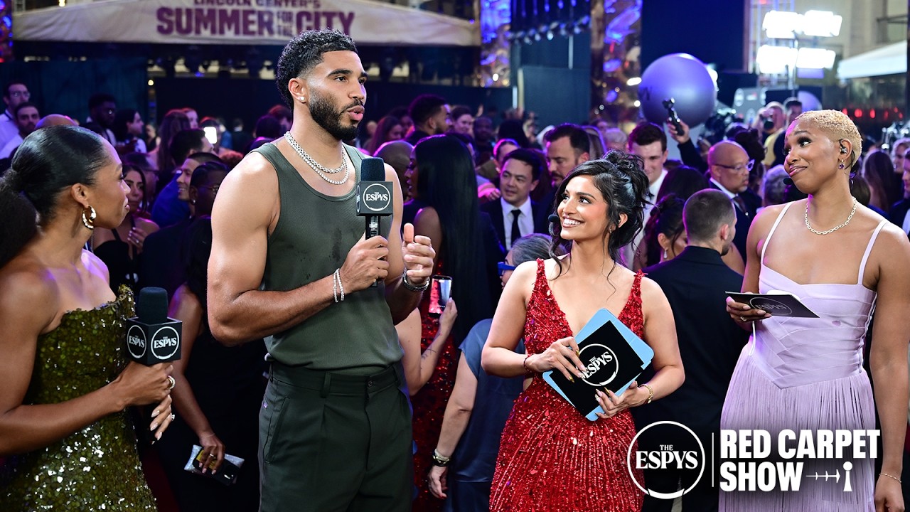 Jayson Tatum, Fernando Mendoza, & Ilona Maher hit The ESPYS Red Carpet! | 2026 ESPYS Red Carpet Show