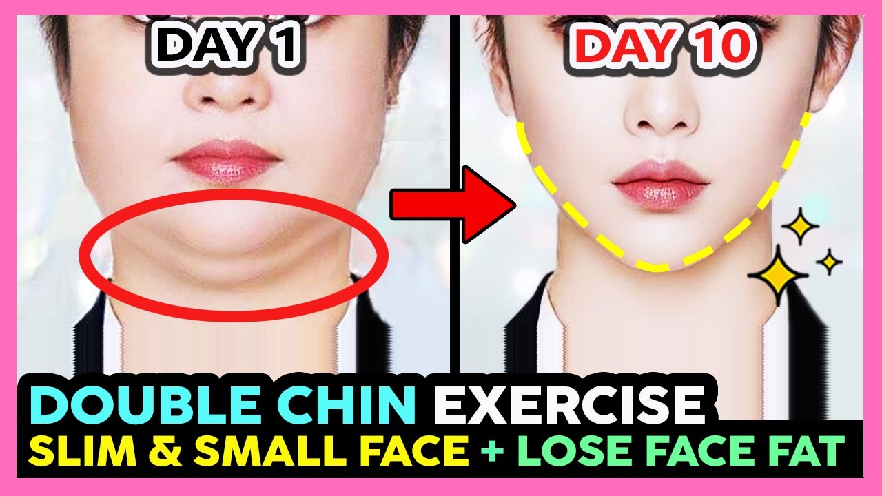 🥇ЛУЧШИЕ УПРАЖНЕНИЯ ДЛЯ УДАЛЕНИЯ ДВОЙНОГО ПОДБОРОДКА, ЧТОБЫ ПОТЕРЯТЬ ЖИР НА ЛИЦЕ + ПОДЛУЧИТЬ ЛИЦО