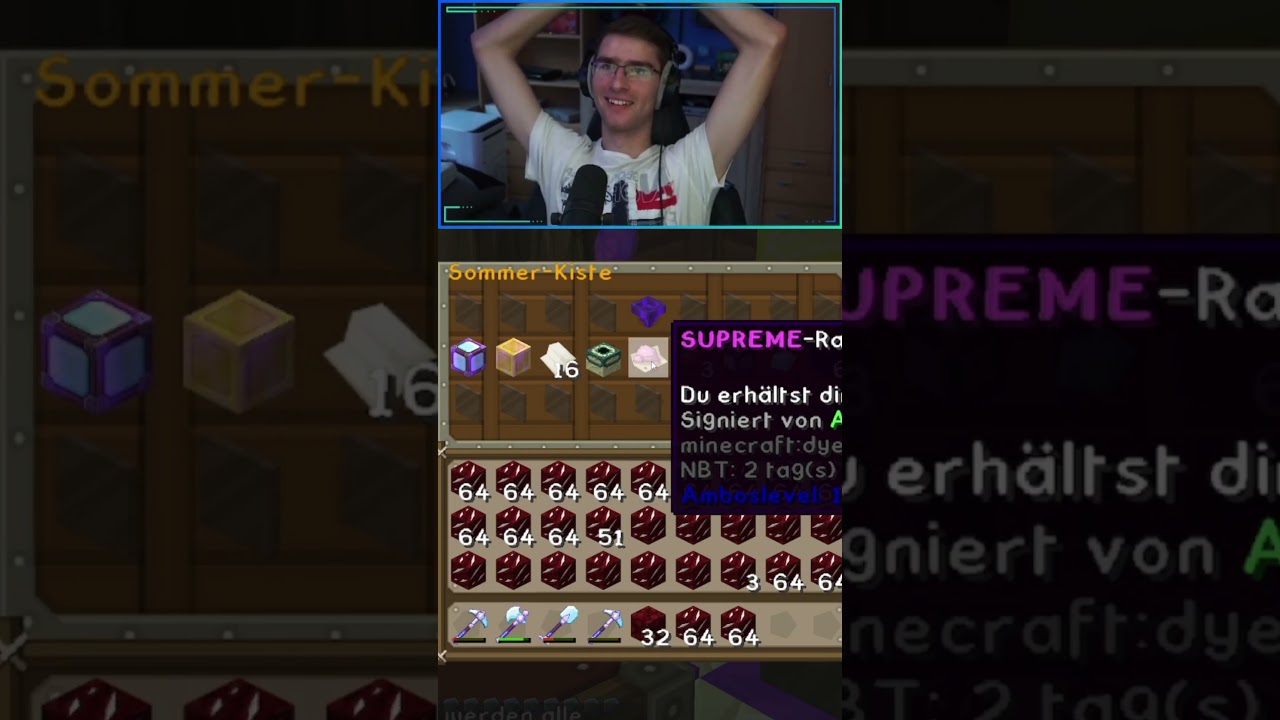 Zuschauer zieht besten Gewinn bisher #shorts #griefergames #minecraft