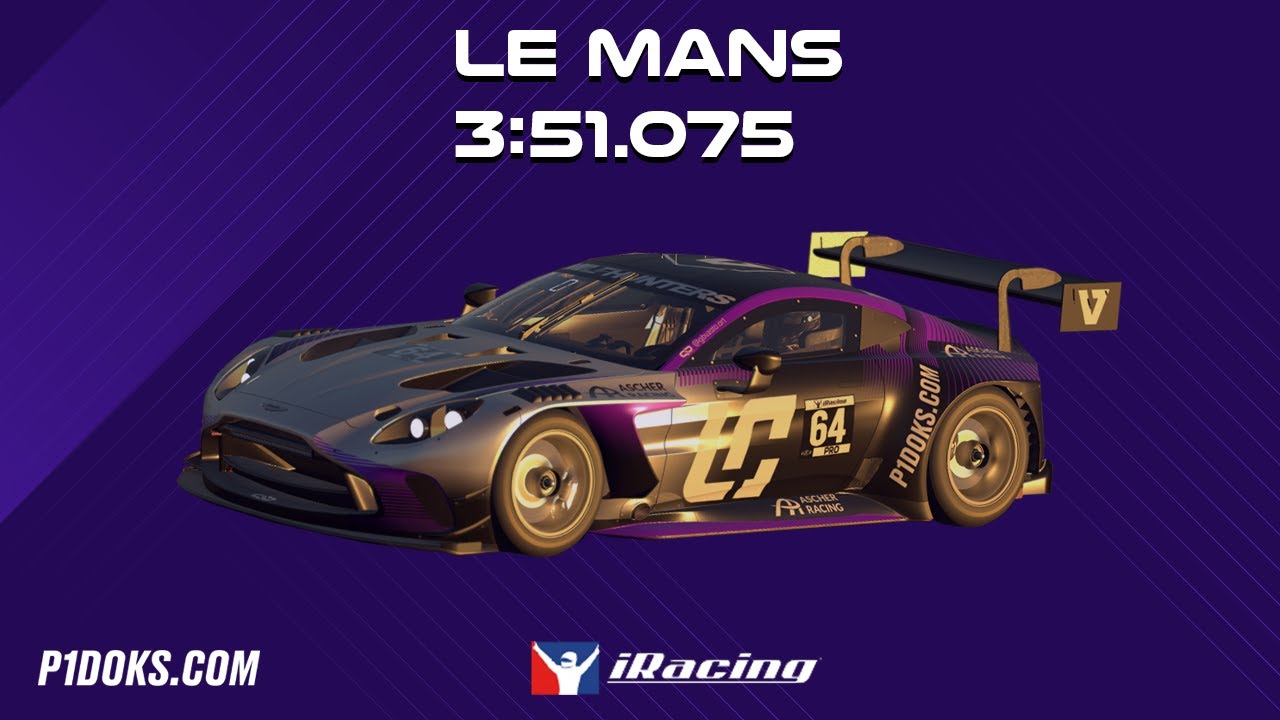 IRACING - ASTON MARTIN GT3 EVO | LE MANS | 3.51:075