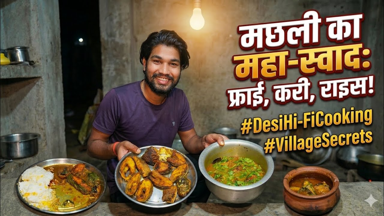 मसालेदार मछली फ्राई बनाने का सबसे आसान तरीका | Fish Fry Recipe | रितिक भाई 19 देसी घरेलू कुकिंग