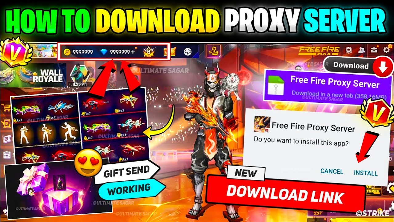 How To Download Proxy Server Free Fire || Free Fire Proxy Server | Proxy Server Kaise Download Karen