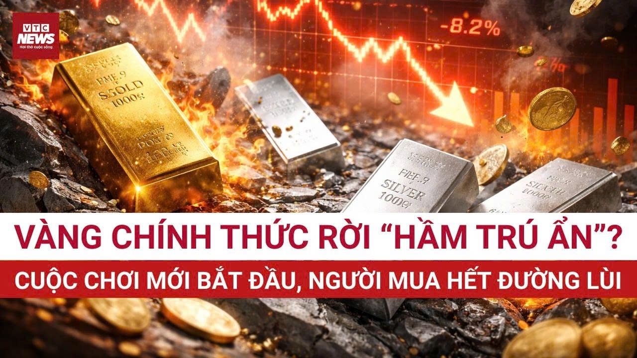 Vàng vào pha sóng dữ: Người chơi buộc phải chấp nhận luật chơi mới | VTC News
