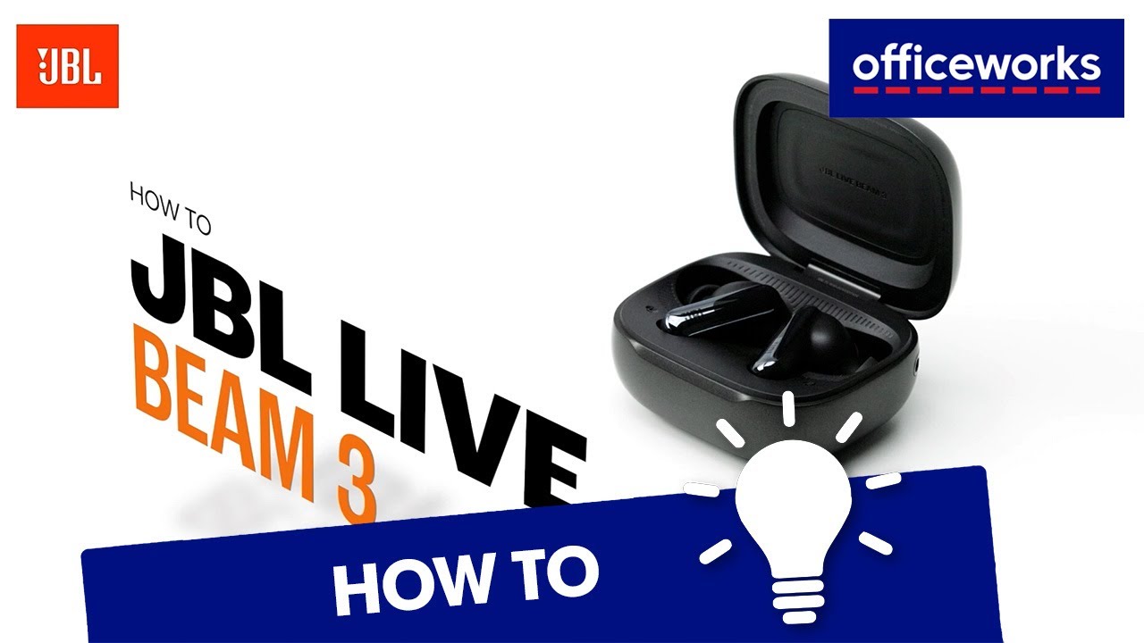 JBL Live Beam 3 Wireless Noise Cancelling Earbuds
