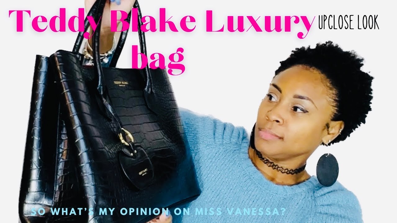 UNBOX THIS TEDDY BLAKE VANESSA  LUXURY BAG WITH ME | UPCLOSE DETAILED HANDBAG REVIEW 2022