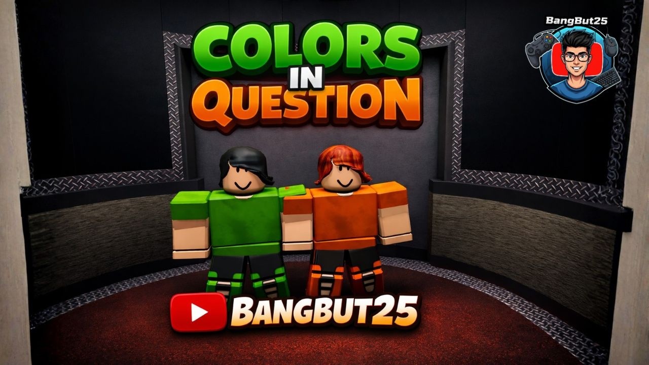 KERJA SAMA SI HIJAU & SI ORANGE | COLORS IN QUESTION ROBLOX