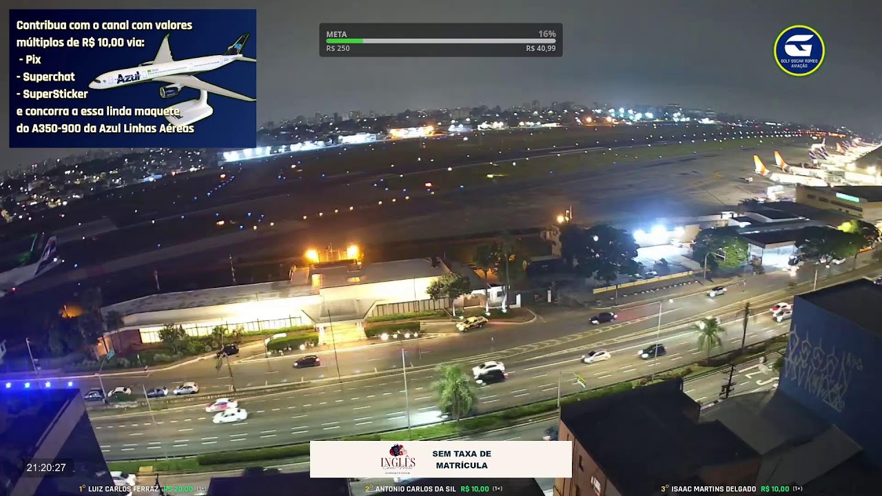SBSP LIVE #3 - Aeroporto de São Paulo AO VIVO - CGH Airport - 18/03 Manhã