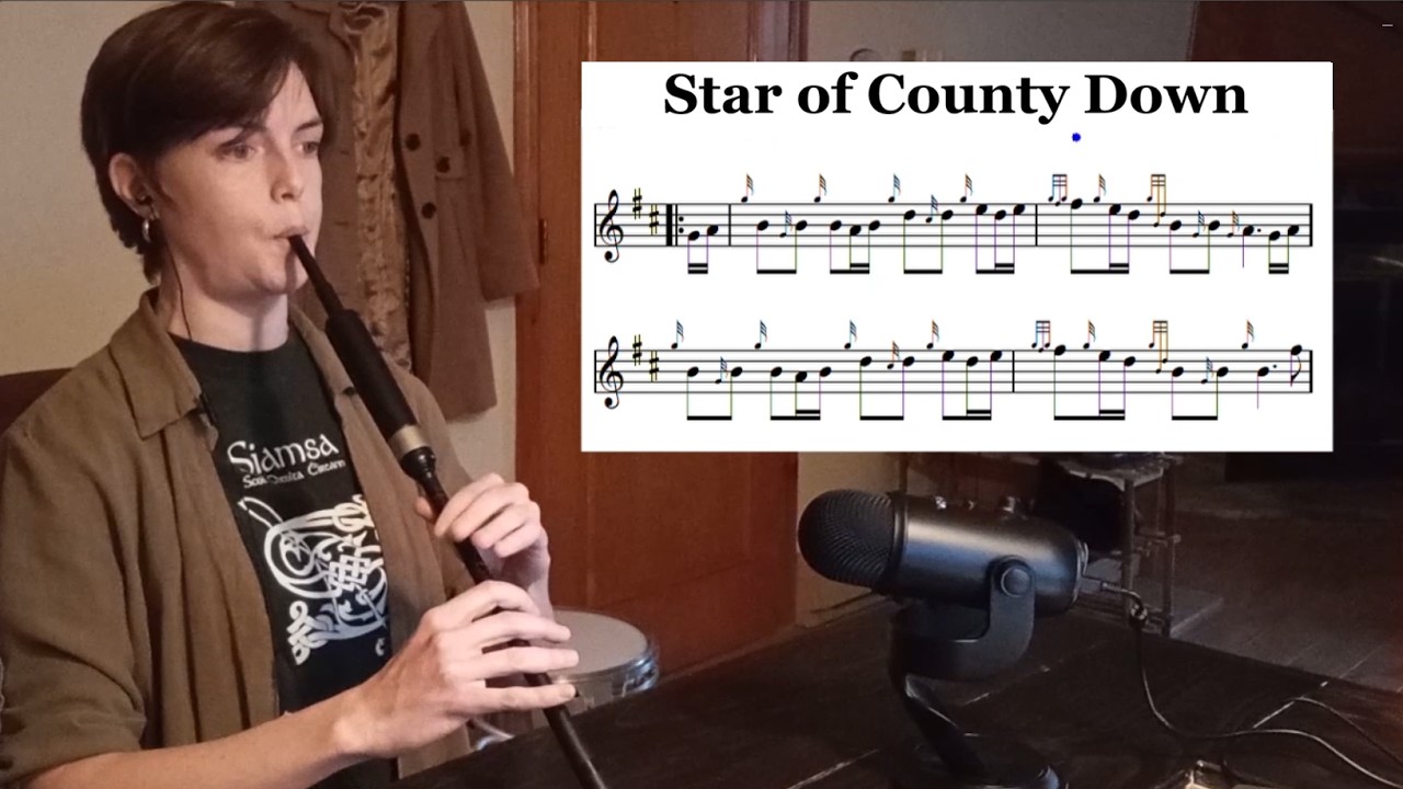 Star of County Down - bagpipes tutorial