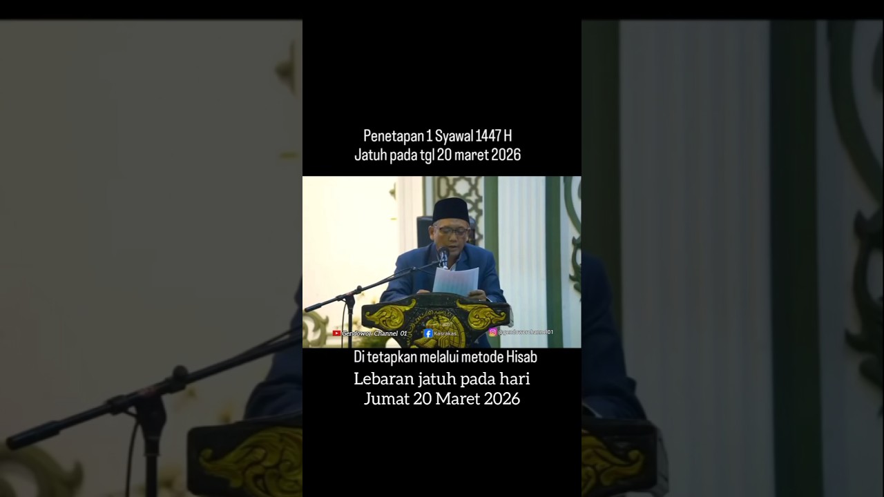 lebaran jatuh pada tanggal 20 Maret 2026 #lebaran2026 #lebaran #ramadhan #sidangisbat