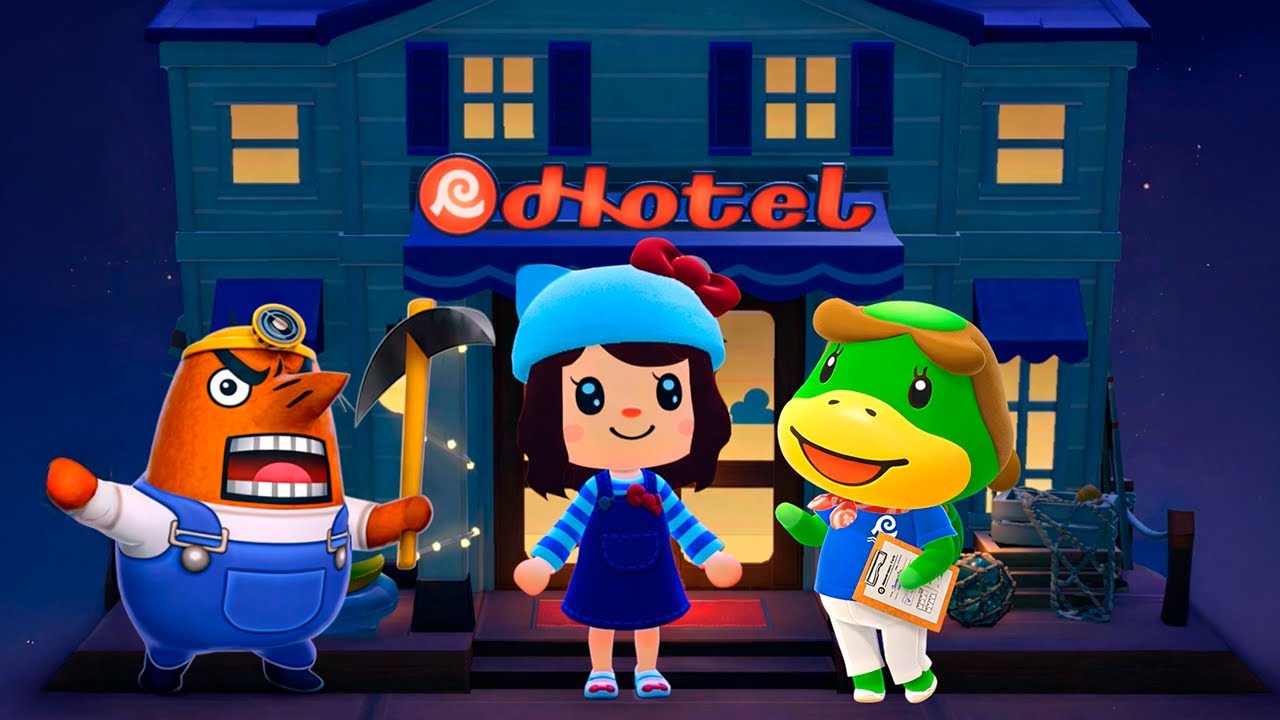 ATUALIZAÇÃO! NOVO HOTEL e PERSONAGENS Do Animal Crossing New Horizons