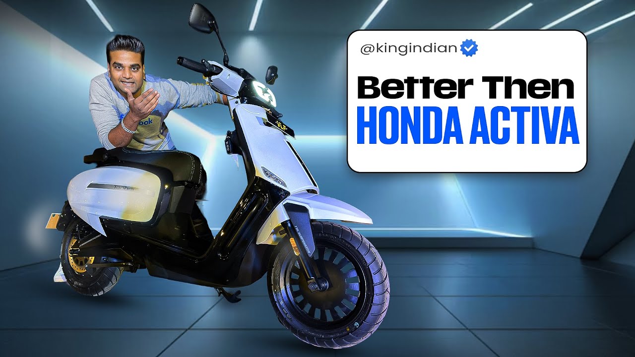 Electric Honda Activa Rival? from Italy VLF Tennis Light Weight Electric Scooter now in INDIA