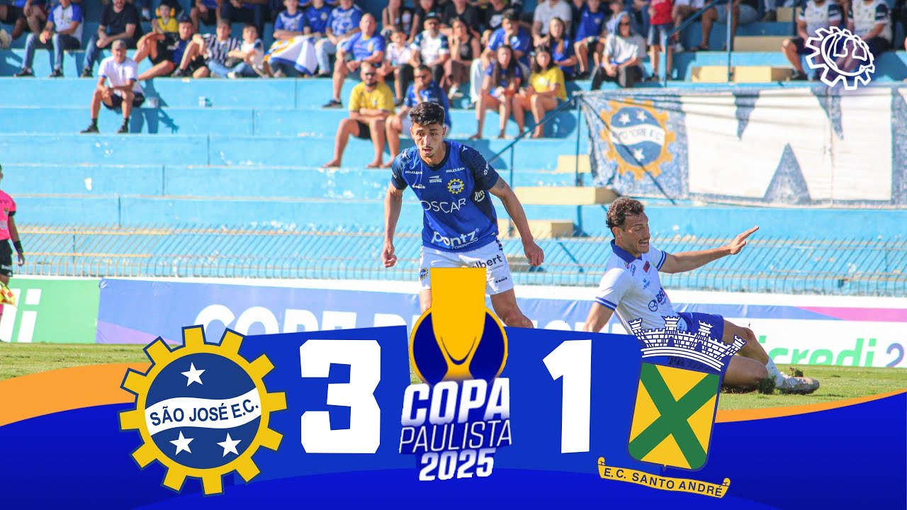São José 3x1 Santo André | 8º Rodada, Copa Paulista - Melhores Momentos