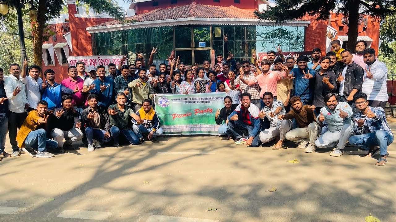 Ganjam Association of the Deaf for Picnic. We r grateful that the four places are beautiful 😍😍