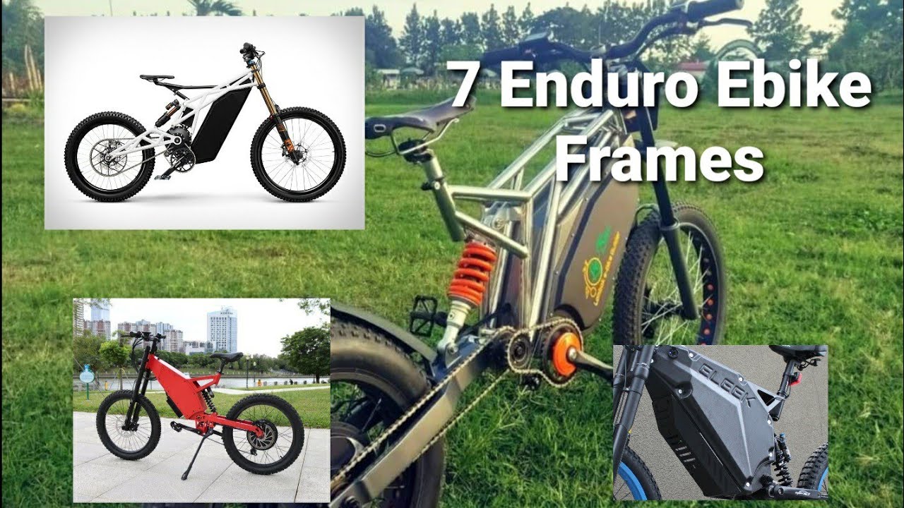 7 Enduro Ebike Frames for DIY Electric Bicycle Build
