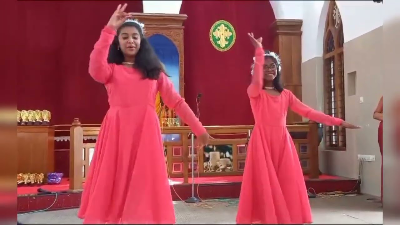 Rosa Poove  Christian dance 🥰 By Ayona Yohannan & Aleesha Binu 🥰