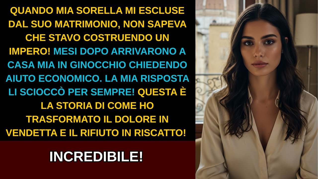 Quando la mia famiglia mi ha ignorata al matrimonio, ha poi chiesto soldi come se nulla fosse