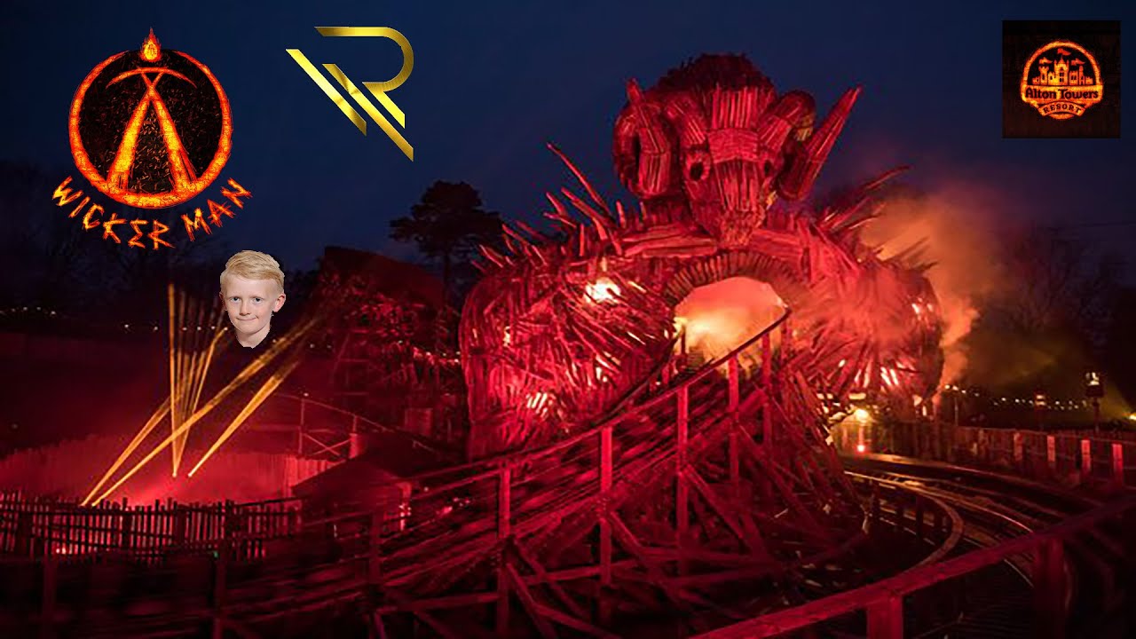 The Wicker Man Front Seat HD @ Alton Towers Resort 2020 POV On-Ride Footage & Queueing with Baby Bro