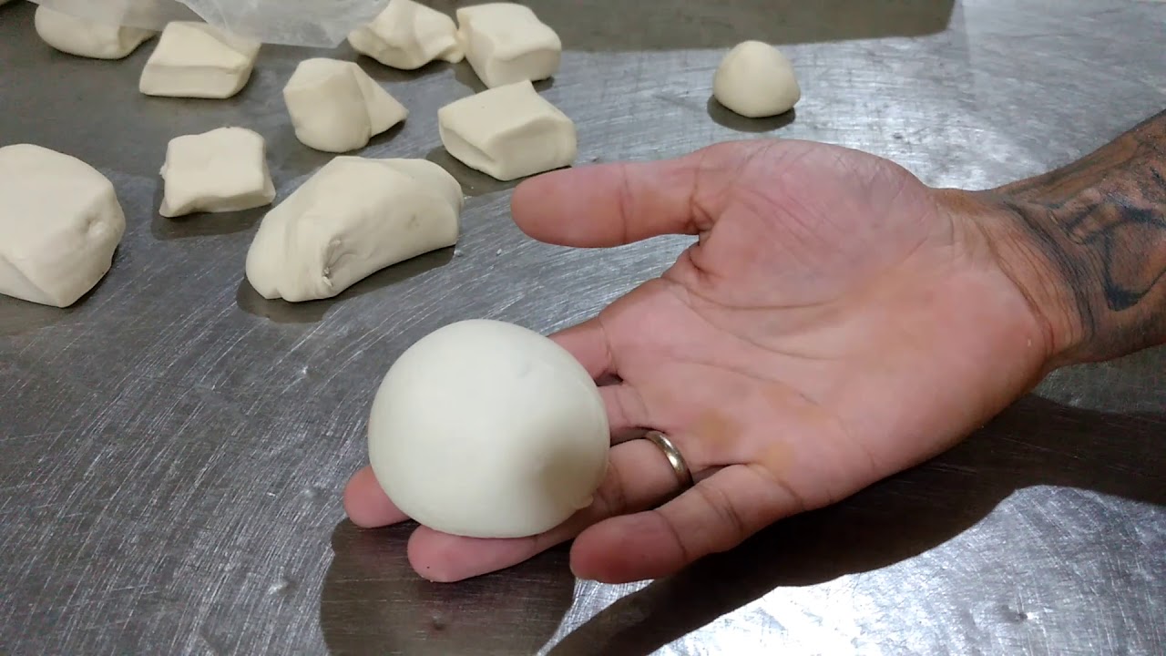 Como bolear  hambúrguer ou brioche de forma  Simples pra iniciantes de ajudante de padaria