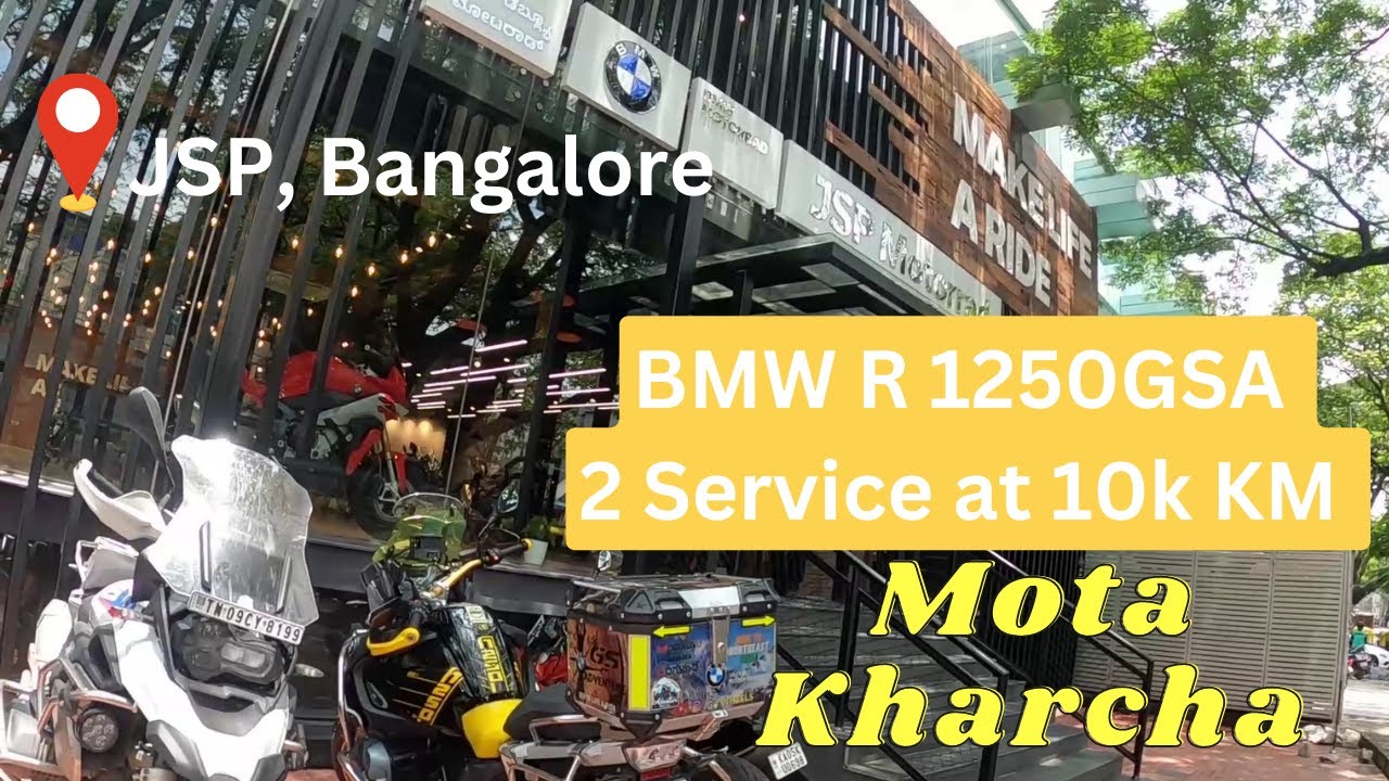 2nd Service | BMW 1250 GS Adventure | JSP Motorrad, Bangalore | After NorthEast Ride | Service Bill