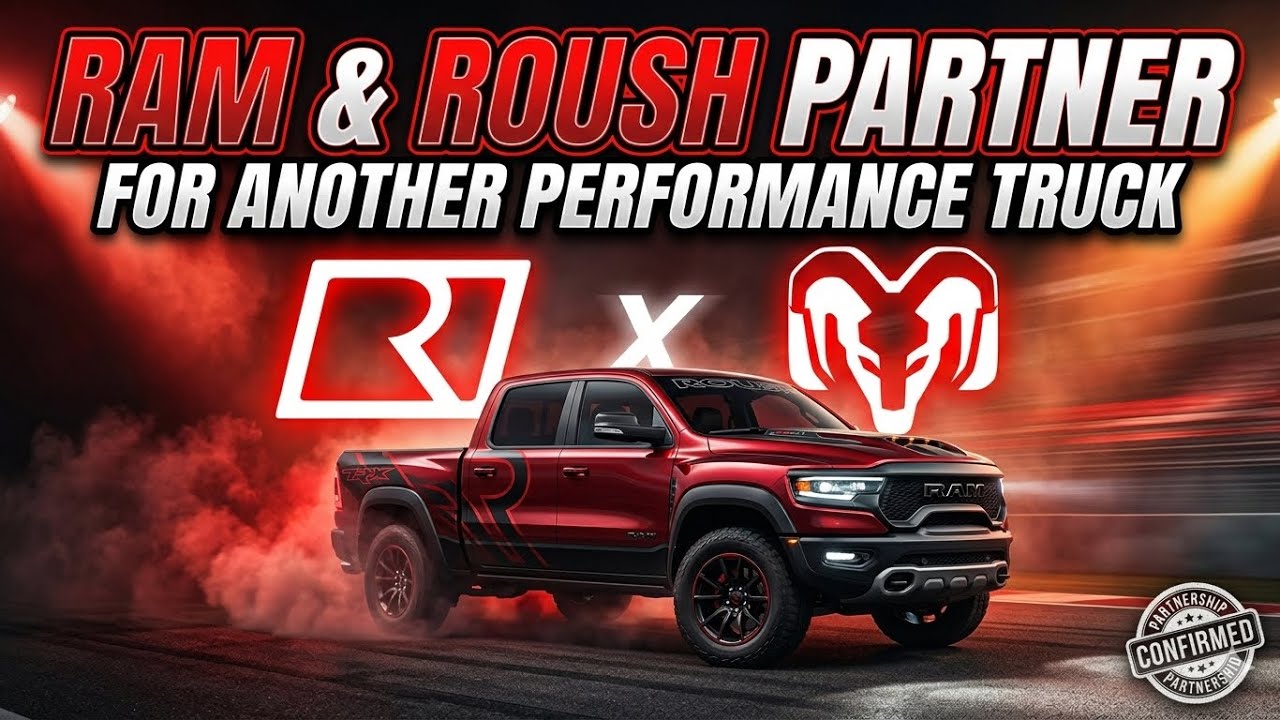 Roush и Ram объединяются для создания нового мощного пикапа
