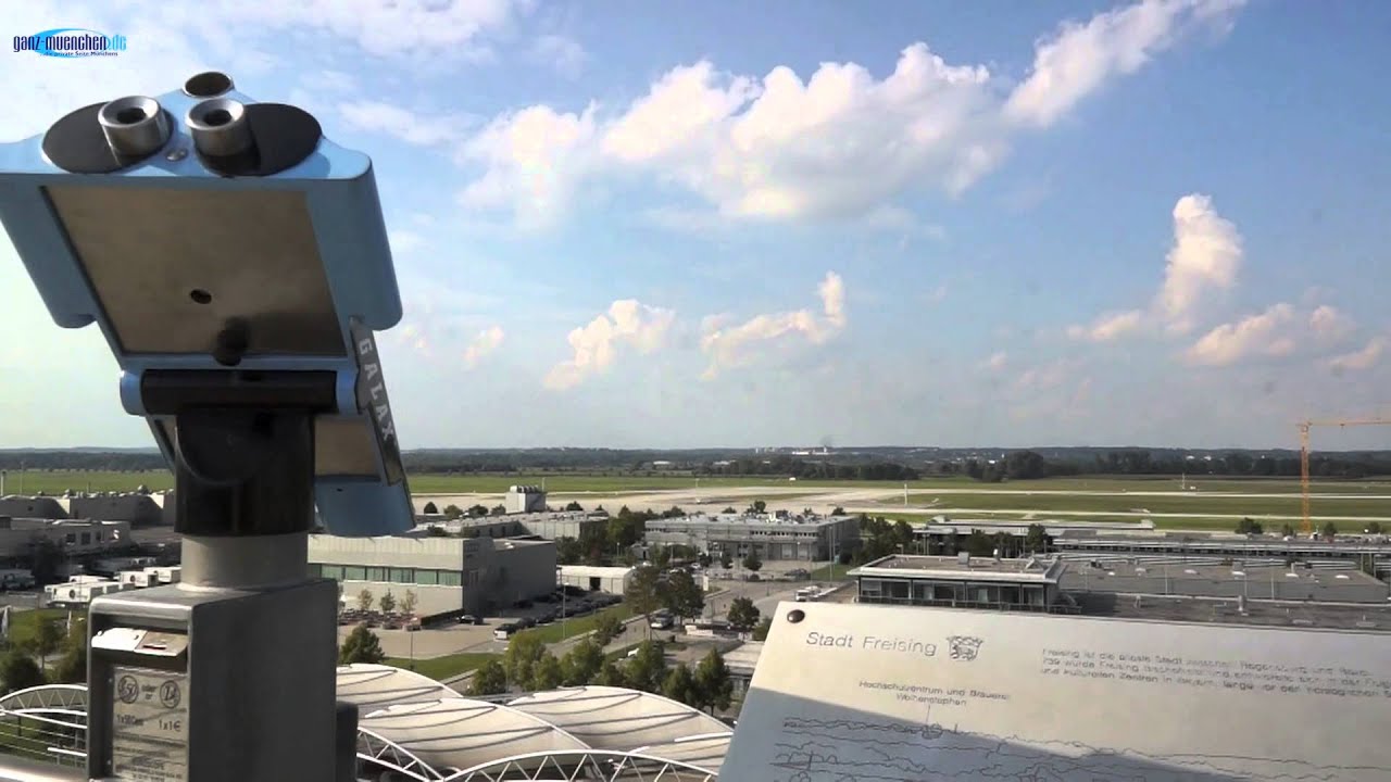 Besucherpark mit Besucherhügel @ Flughafen München - Impressionen Herbst 2014