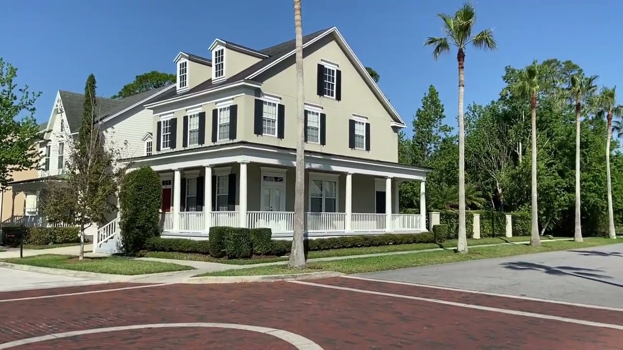 Celebration, Orlando - views around the community designed by Walt Disney