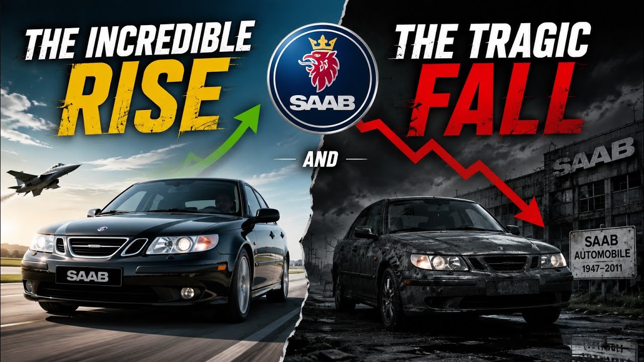 The Incredible Rise and Tragic Fall of Saab Automobile || From Aviation Legend to bankruptcy