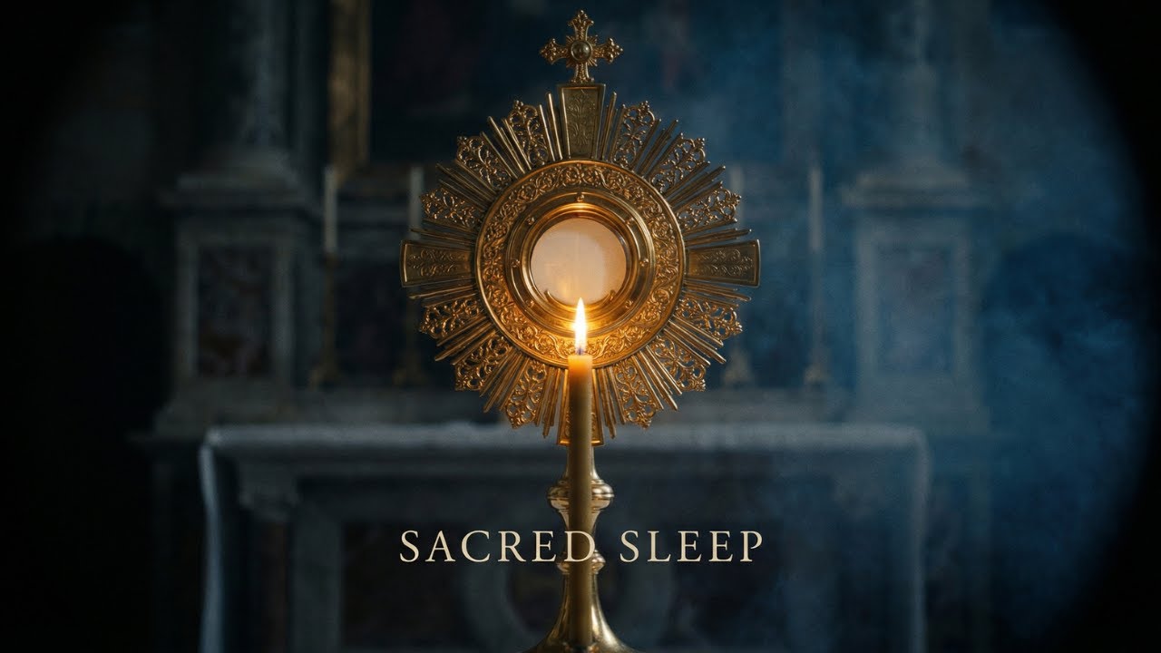 Ambient Gregorian Chant for Eucharistic Adoration | Peaceful Sleep & Healing Prayer