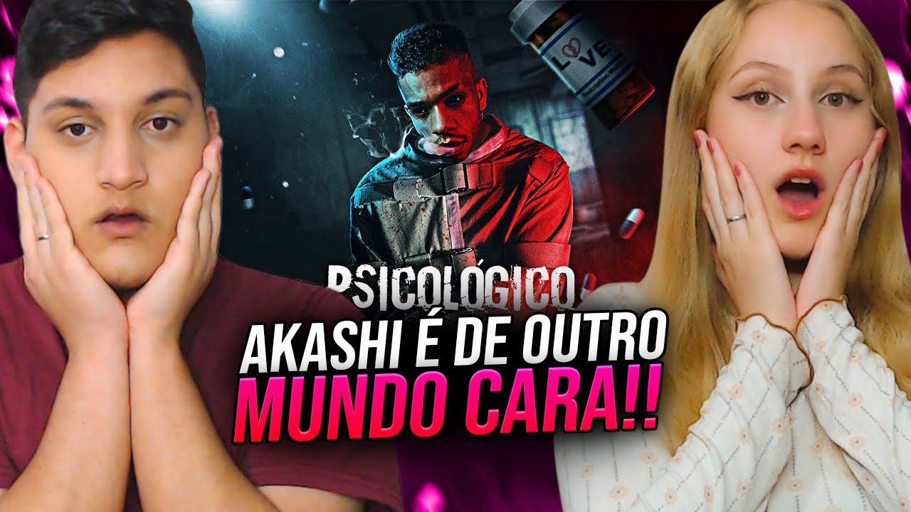 REACT EM CASAL - Akashi Cruz - Psicológico🤬😵(Prod NINE & WB & Dakvir)