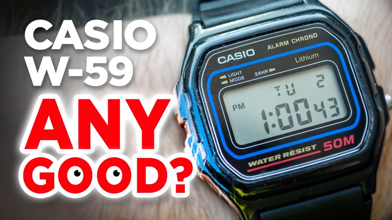 #CASIO W-59 Review (Module 590) - Is this another great alternative to the Casio F-91W?