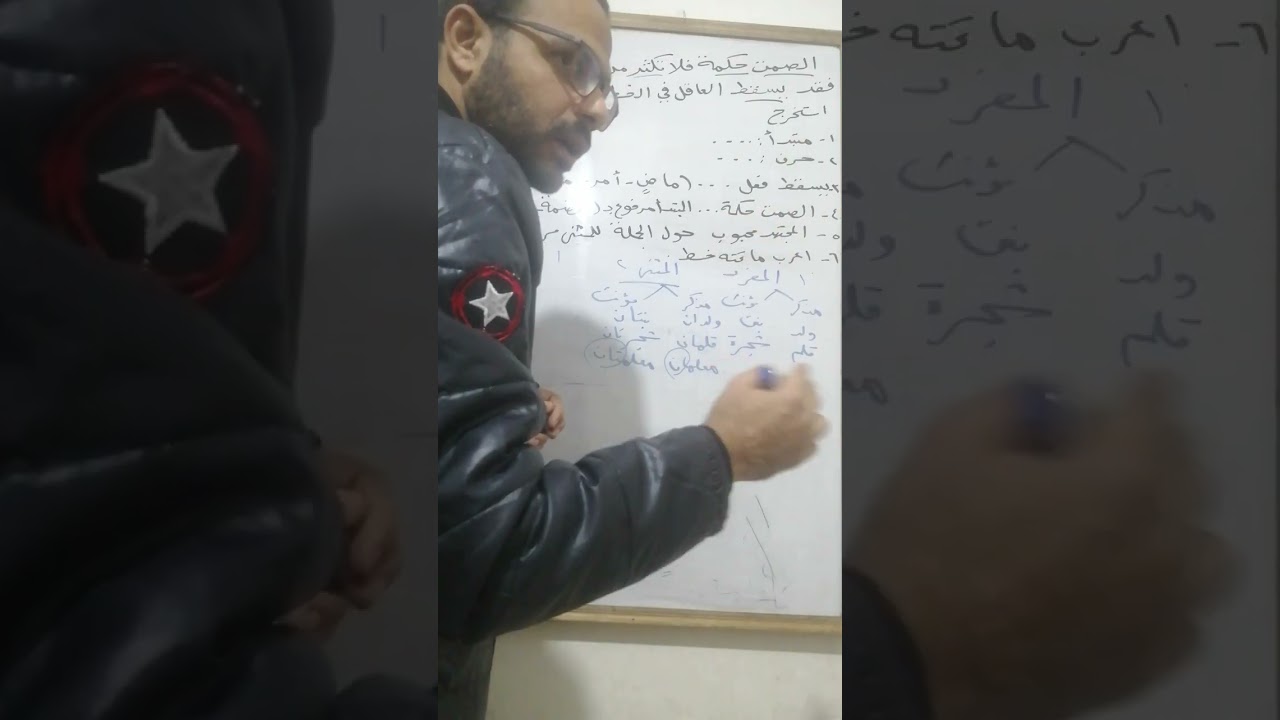 مراجعة نحو للصف الرابع الابتدائي للأستاذ / أيمن حواتر 